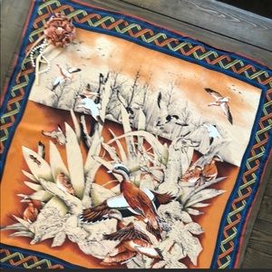 Vera Studio Gorgeous Wildlife American Wigeon Duck Scarf